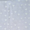 Simply Tonal Col. 103 Hearts - White/White